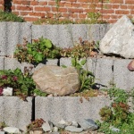 Arhitectură naturală în grădină: straturi spectaculoase din bolovani de câmp, ușor de construit